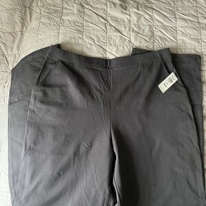 LLBean Alloy Gray Perfect Pants size large medium/tall